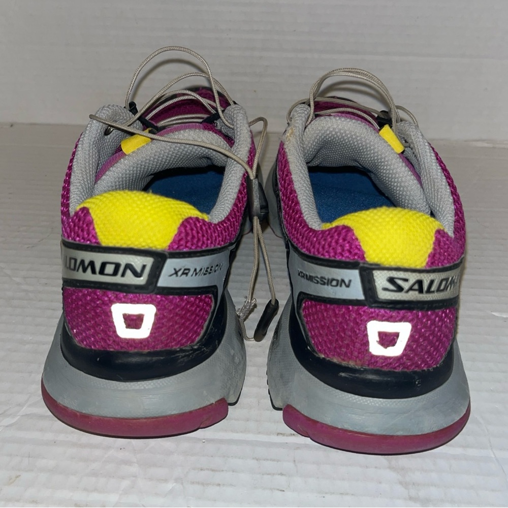 Salomon XR Mission 1 Trail Womens Sz 8 Running Athletic Shoes 129479 Purple - Picture 3 of 7